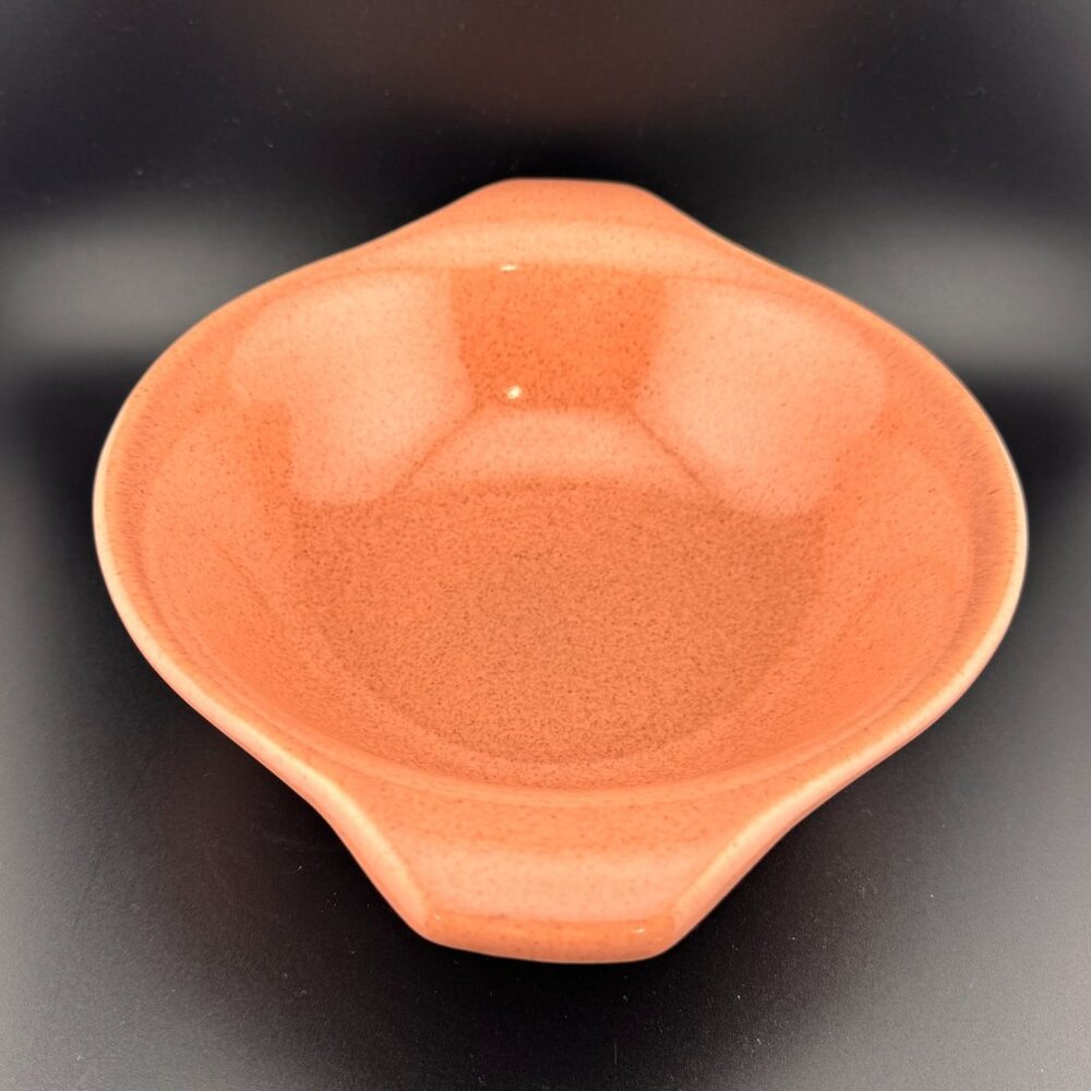 Vintage Russel Wright American Modern Coral Baker Bowl Lug Handles MCM - Picture 9 of 9